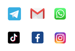 Omnichannel Messaging Channels (WhatsApp, Telegram, Gmail, TikTok, Facebook, Instagram)